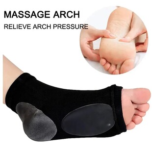 2-in-1 Arch Gel Socks Men's and Women's Arch Orthopedic Foot Cushion Gel Anti-Crack Anti-Wear Heel Socks