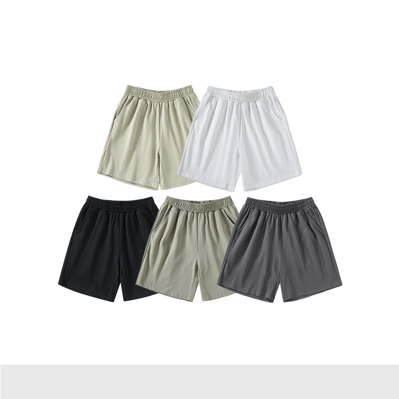 2026 Summer 240g FOG Color Quick-drying Cotton Shorts Loose American Simple Street Tide Brand Casual Five-point Pants_viptrois.com