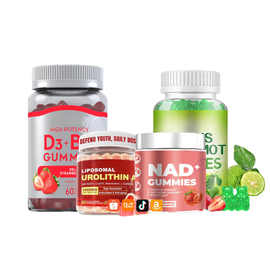 跨境热销可贴标维生素软糖水果口味