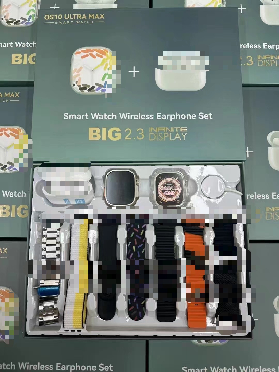 OS10ultramax smart watch Bluetooth call set headset multi-sport strap information reminder HD screen