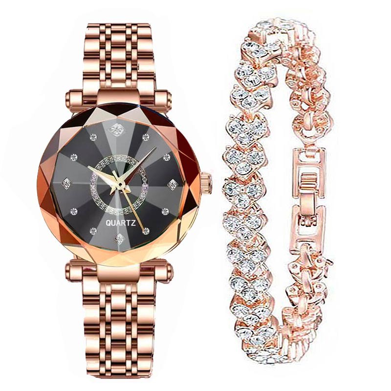 Champagne black + bracelet