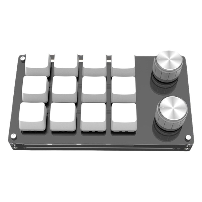 Teclado personalizado de 12 teclas copiar y pegar teclado USB atajo de teclado clave e-sports juego Mini mecánico caliente enchufe