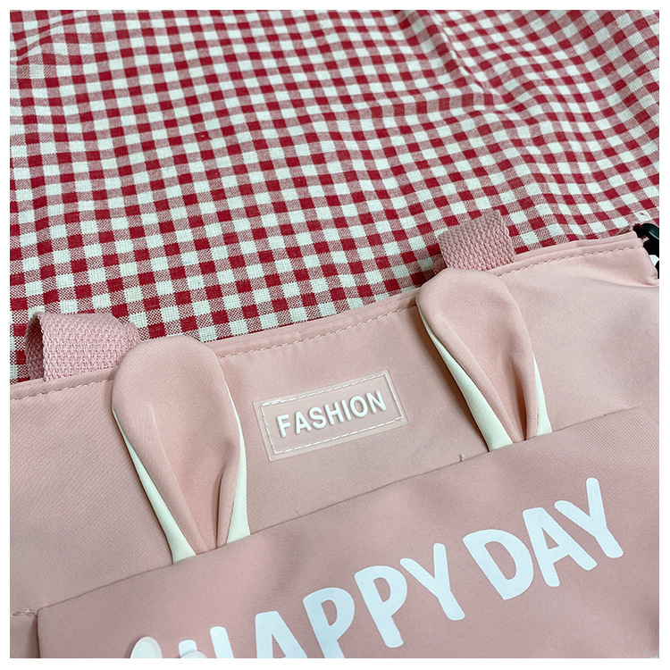 Large-capacity file bag, primary school student handbag that can be carried on one shoulder, book bag for girls with high appearance standards, homework books and test papers bag undefined