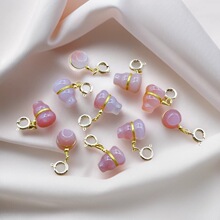18K�~����Ȼʯ�һ���������J����diy����ʽ����������Ʒ���