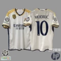 2023-24 UCL Champions Real Madrid Home #10 Modrić + Patch