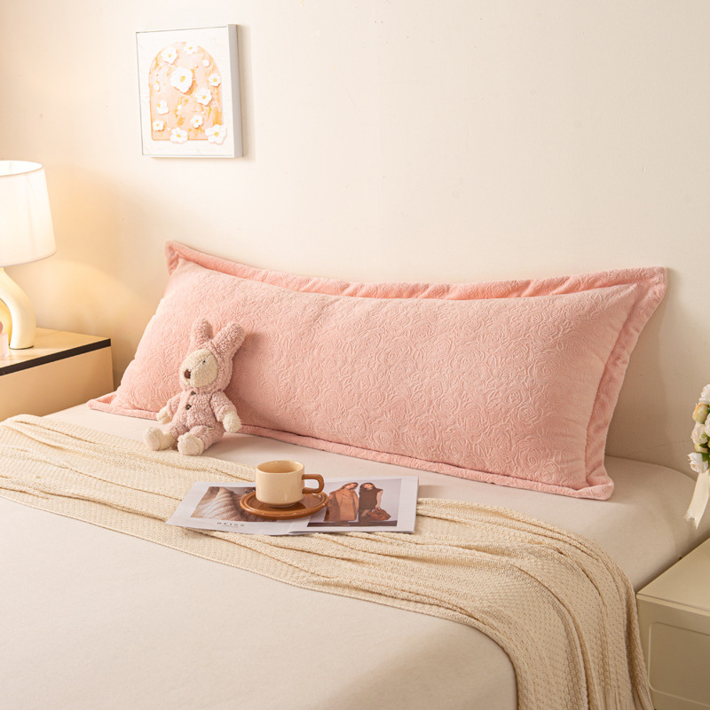 Funda de almohada de terciopelo de leche - Huahai - polvo de melocotón su