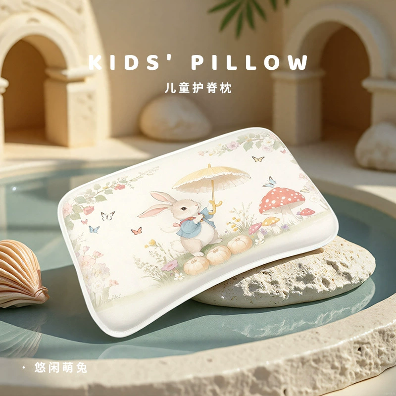 Cartoon children's pillow for early age, washable, 1-3-10 years