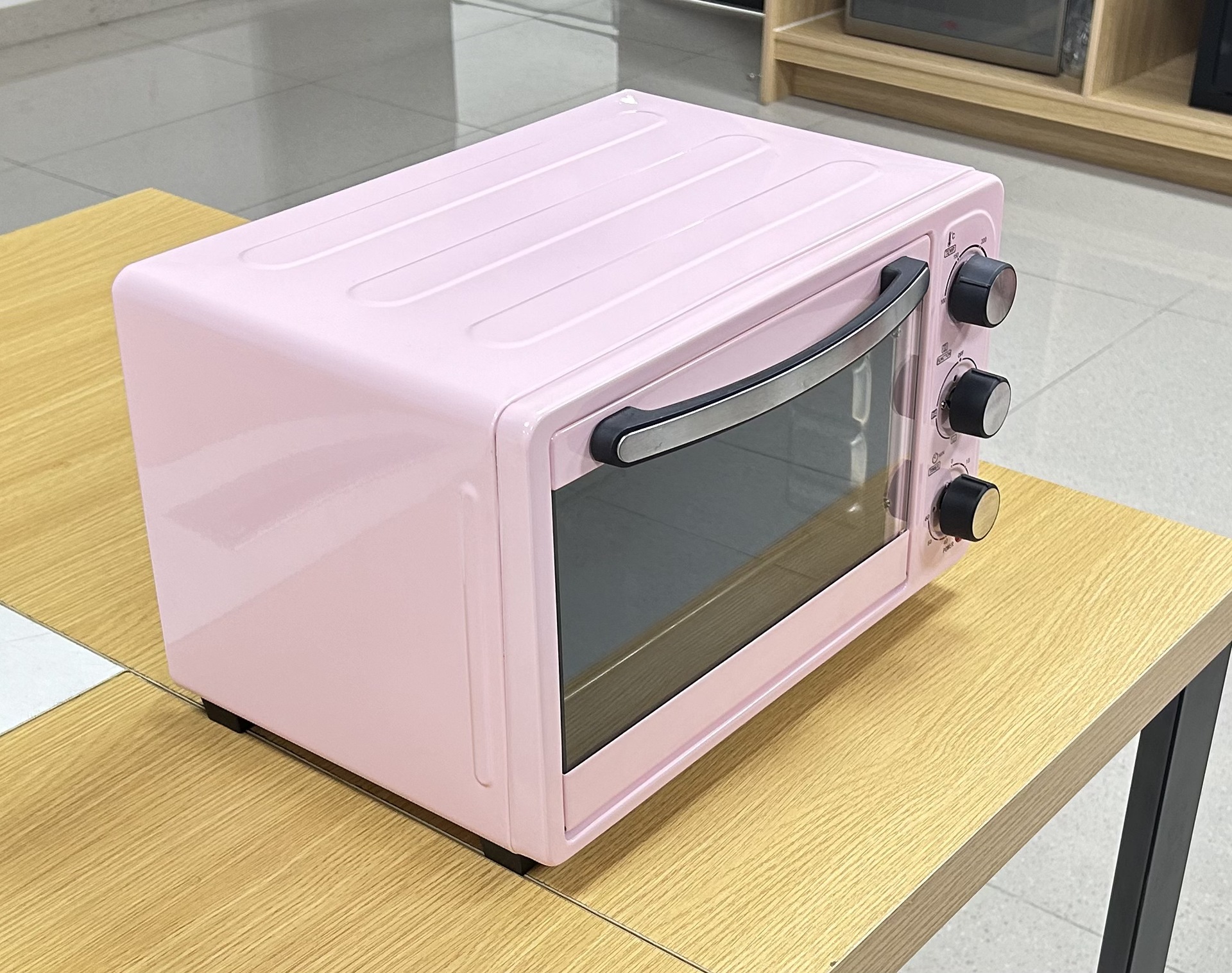 21L color rosa pequeño horno de aire doméstico automático multifuncional fábrica de comercio exterior personalizada ks21 image 4