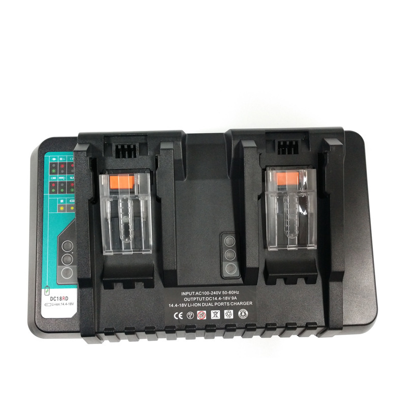 マキタ充電器dc 18rd電池充電器9aに代わる充電器2槽リチウム電池充電器