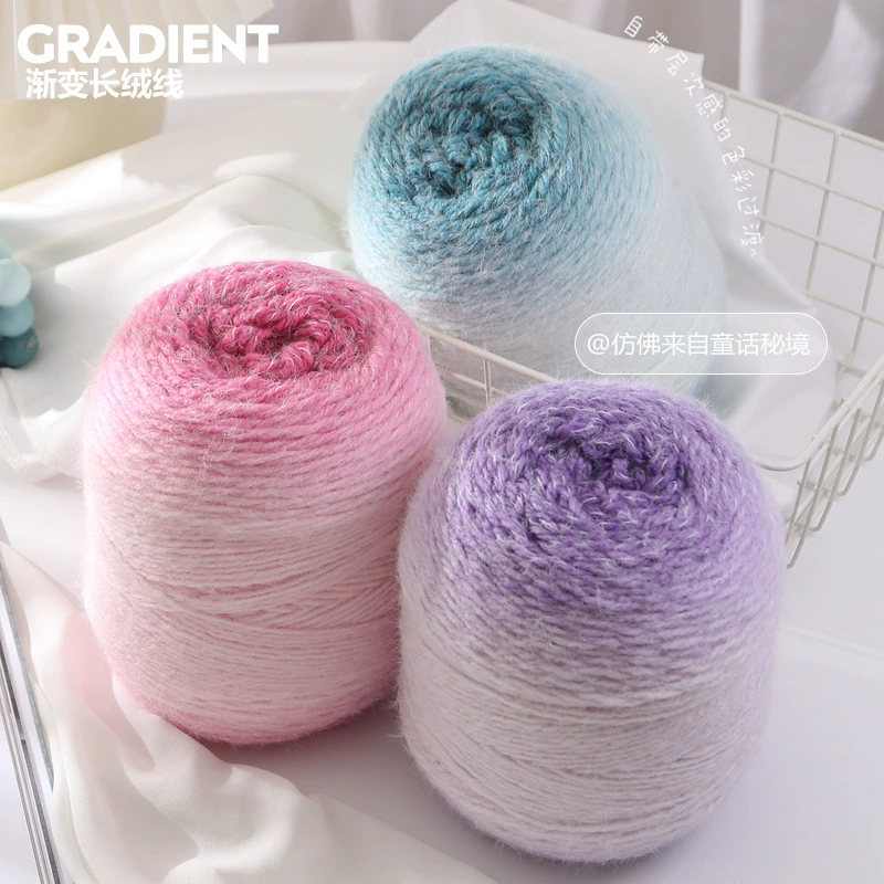 Шар пряжи, сотканная crochet-скатка, одеяло, градиент, ручная работа