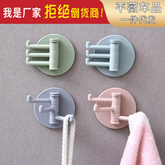 Hook-Style Rotating & Adhesive Triangle Towel Rack – Kitchen & Bathroom Storage Shelf, Punch-Free, Traceless Design, Perfect for Behind the Door