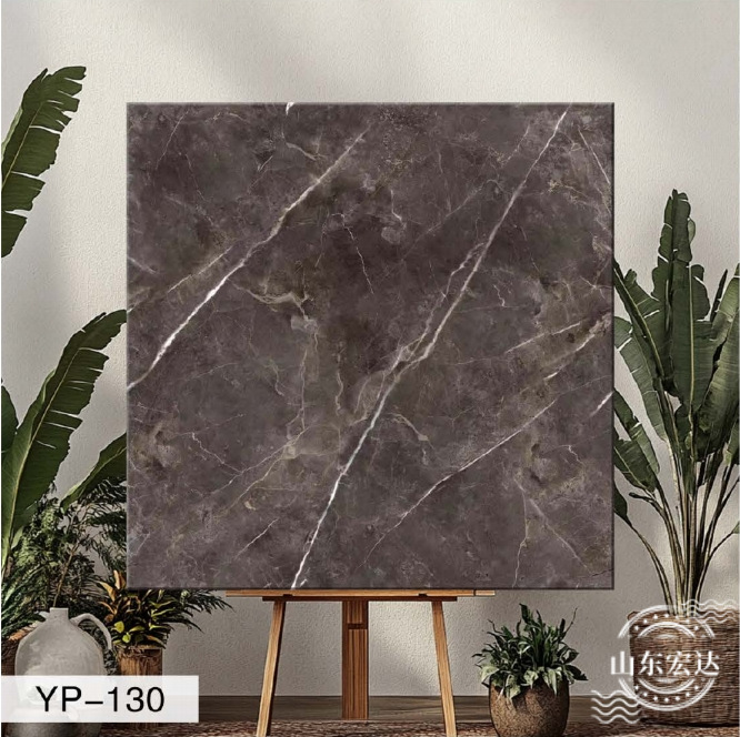 Azulejo de imitación mármol autoadhesivo adhesivo de pared sala de estar baño decoración de pared impermeable y a prueba de humedad con papel de aluminio