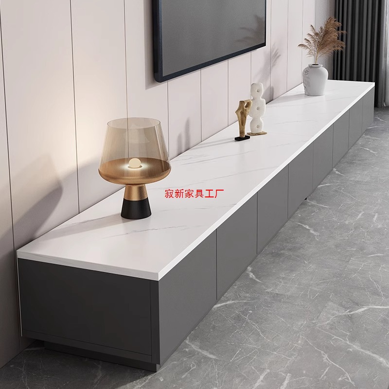 Tv Cabinet Living Room Home 2025 New Modern Simple Small Apartment Storage Storage Integrated Floor-Standing Tv Cabinet