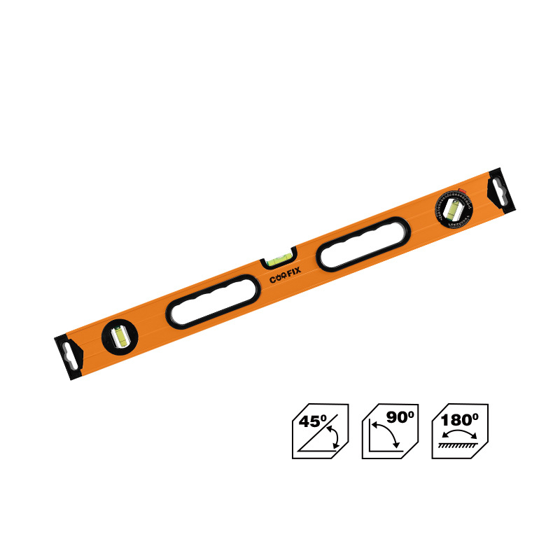 Coofix库菲3角度防摔高精度铝合金氧化吸附测量加厚强磁水平尺