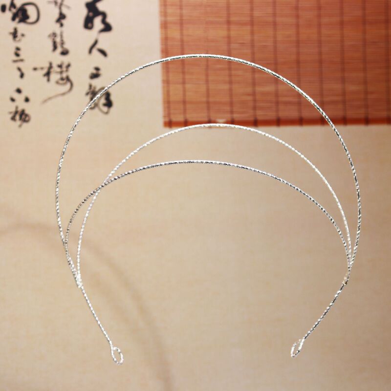 diy Lolita Fairy Crown Three-layer Alloy Electrophoresis Color-retaining Virgin Hair Crown Hair Loop Homemade Classical Headwear