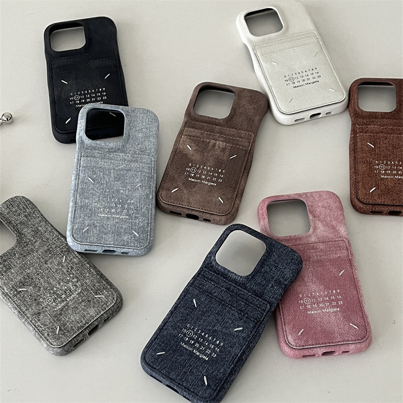 Calendar Hand-Stitched Card Holder Phone Case Suitable for Apple 17/16/15/14P Simple Solid Color Iphone13/12 Calendar Hand-Stitched Card Holder Phone Case Suitable for Apple 17/16/15/14P Simple Solid Color Iphone13/12