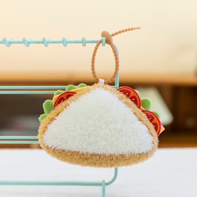Nuevo sándwich divertido lindo muñeca de pastel muñeca decoración colgante peluche postres juguetes adornos de automóviles