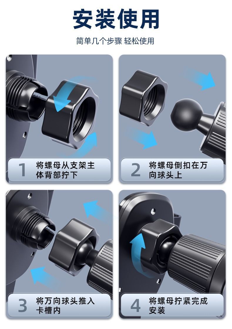 Car mobile phone bracket car navigation frame new special fixed car air outlet car anti-shake support frame