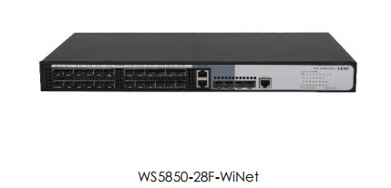 华三 企业级24口全光纤口网管型交换机 WS5850-28F-WiNet