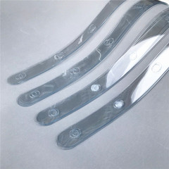 批發實木衣架連接條服裝店掛鈎衣服套裝透明皮條衣褲架塑料掛