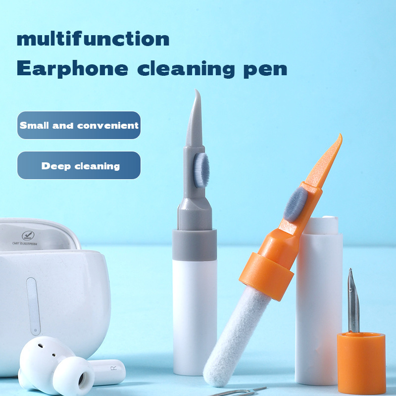 Bluetooth Headset Cleaning Pen AirPods Cleaning Brush Mobile Phone Laptop Cleaner Portable Cleaning Set