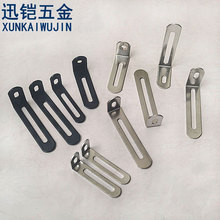 长孔L形直角角铁90度层板托支架加长调节活动角码家具防倾斜角码