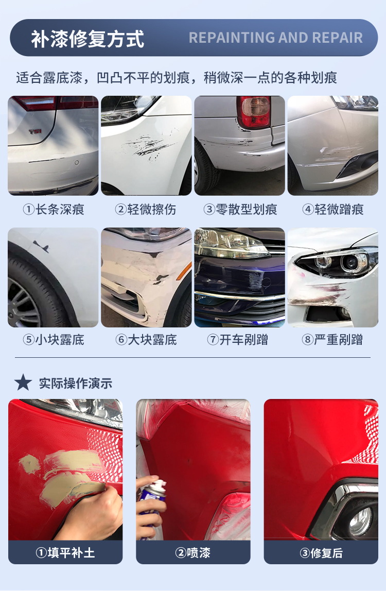Honda Fit touch-up paint pen, taffeta white, ocean blue, original car paint touch-up spray paint, hand spray paint