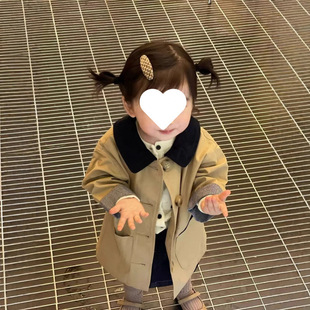2025 Girls' Spring Clothes, Children's Windbreakers, New Internet Celebrity Hot Styles, Trendy and Fashionable Outfits