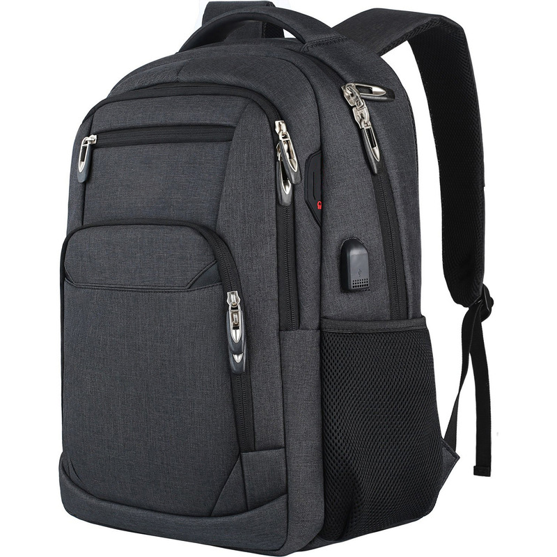 Cross-Border Large-Capacity Men's Backpack, High-End Travel Backpack, Business Laptop Backpack Customization