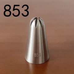 853 # 中号8歯表装口ジェニークッキーシームレス304ステンレスクリームケーキ焙煎ツールスポット
