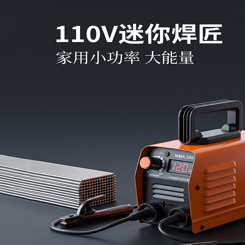Máquina de soldar inversora IGBT MMA, pequeña y ligera, ideal para proyectos de bricolaje en el hogar.