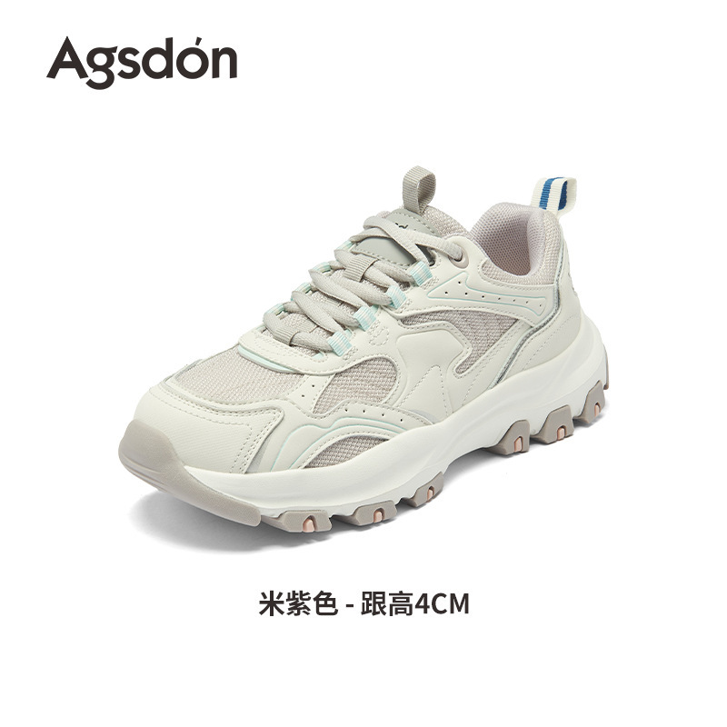 奥古狮登老爹鞋女2025新款秋季厚底轻便休闲鞋户外登山小白运动鞋|undefined