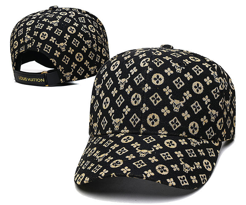 Louis Vuitton Monogram Bull Head Cap Black Gold