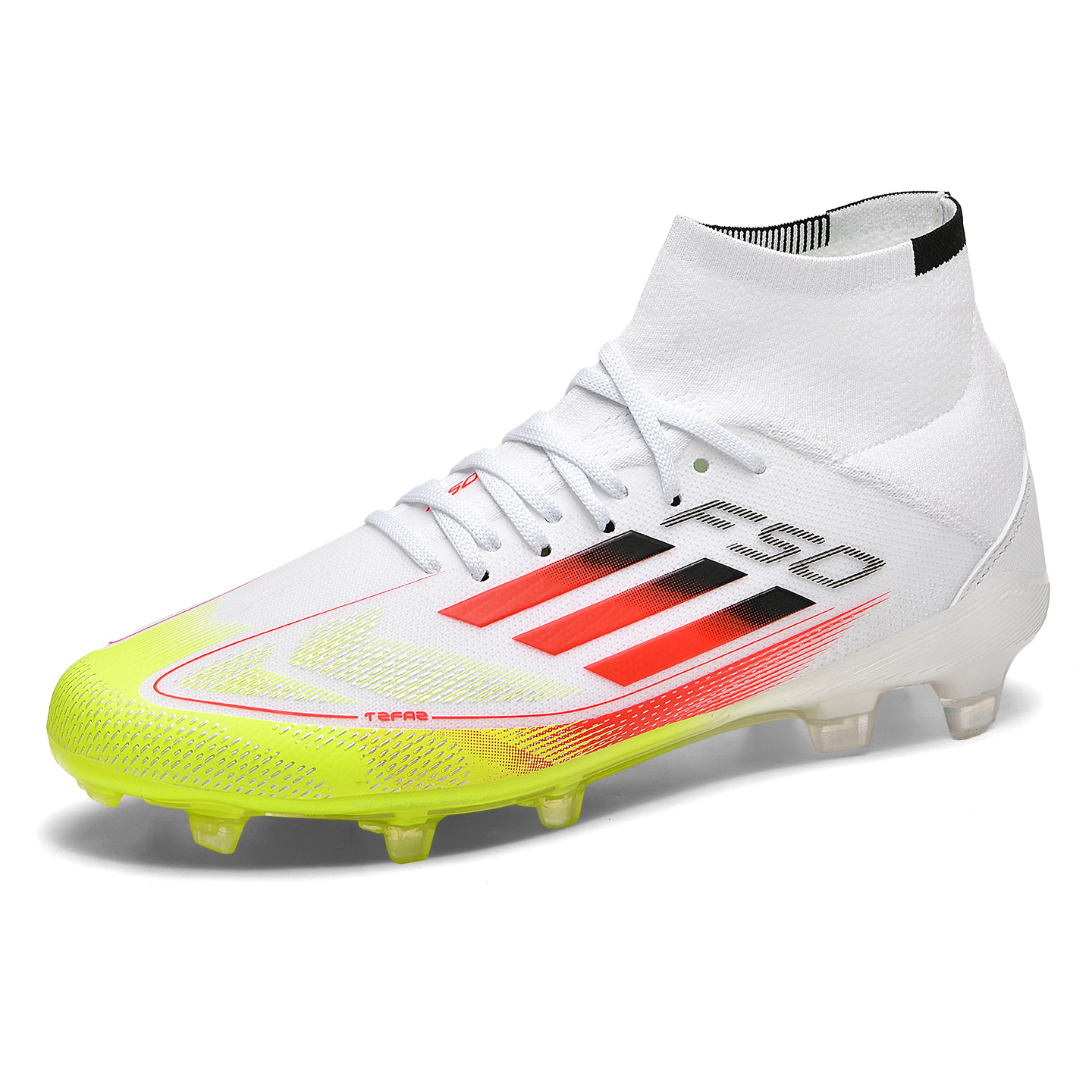 2025 zapatos de fútbol nuevos jóvenes hombres y mujeres antideslizantes nuevos transfronterizos AG clavos largos césped estudiantes fábrica de comercio exterior