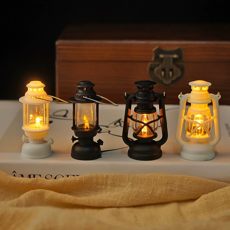 Светодиодная мини-ретро маленькая ветряная лампа, искусственная цифровая свеча, лампа для праздника, уличное украшение сцены, атмосферные украшения