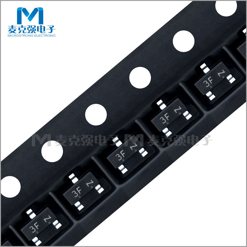 LRC/乐山无线电贴片三极管LBC857BLT1G SOT-23丝印3F 晶体管