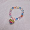 Children's rainbow cartoon rabbit, bracelet, flowered