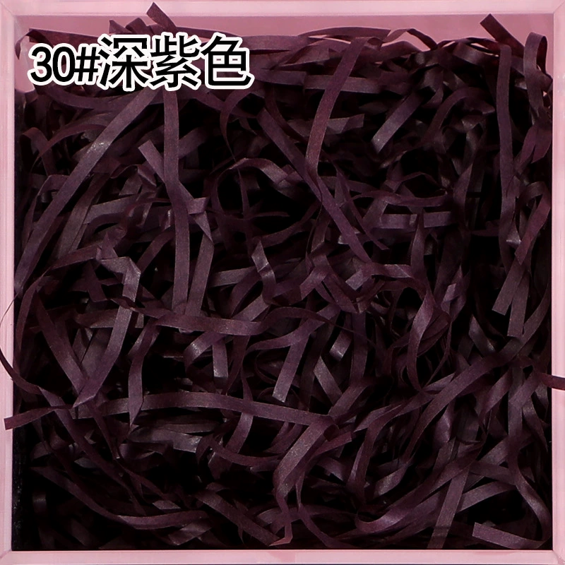 Плотный обложной карт зубчик raffia порванная бумага шелк 50g 30g бумага шелк упаковочная подарочная коробка декор заполнение цветной стружкой бумажные полоски