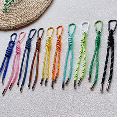 シンプルな風の手作りの編み物のカラーの掛け縄のキーホルダーの携帯電話の携帯の縄のdiyのファッションの装飾のペンダント