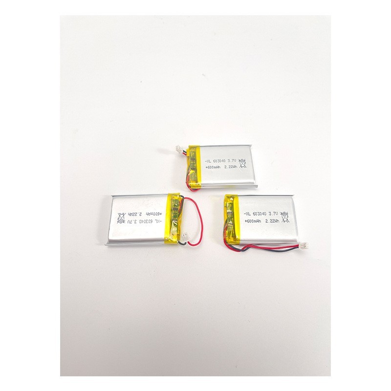 603040聚合物锂电池600mAh 3.7V 玩具车瘦脸仪监控器可充电锂电池|undefined