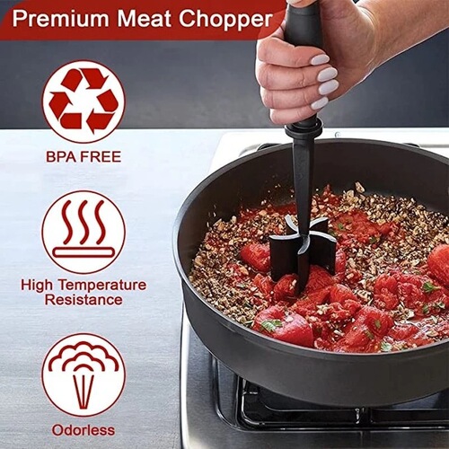 Hiyin Meat Chopper Handheld Meat Slicer Knife Meat Grinder Blender Shovel