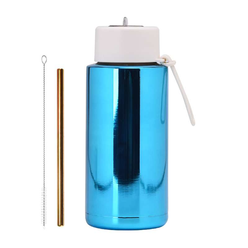 Chinoiserie Casual Vacation Multicolor Stainless Steel Water Bottles 1 Piece display picture 4