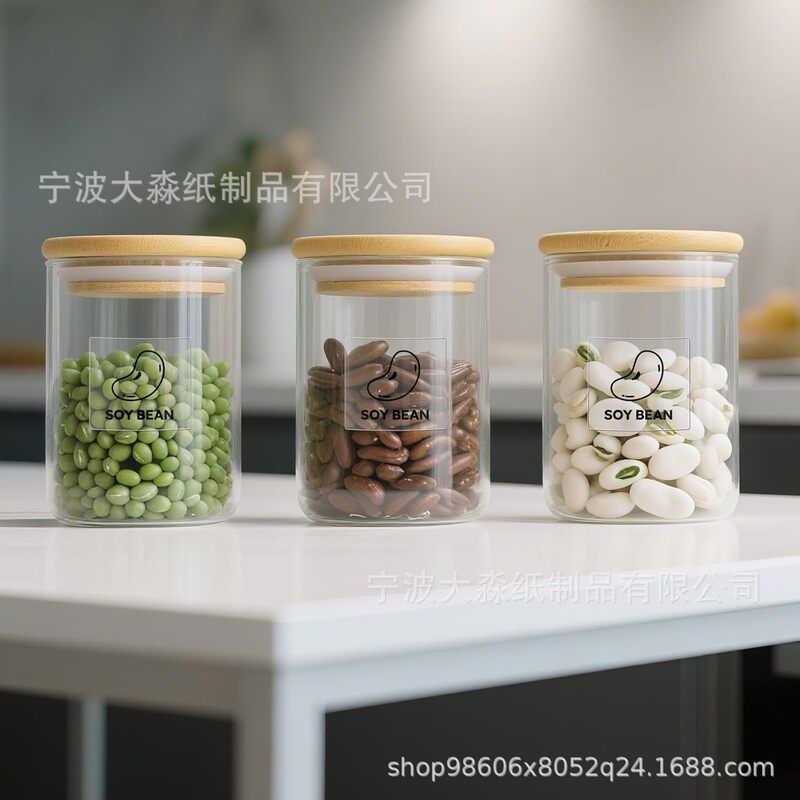 透明防水热敏标签打印纸德佟p1/驰腾b221不干胶圆形封口贴贴纸|undefined