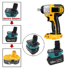 Power tool accessories MAK1820 Makita 18V lithium battery to Dewalt 18V nickel battery