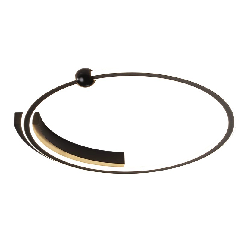 Estilo italiano moderno, minimalista, luz de dormitorio inteligente, luz principal de la habitación controlada por voz, luz de techo de protección ocular del dormitorio principal