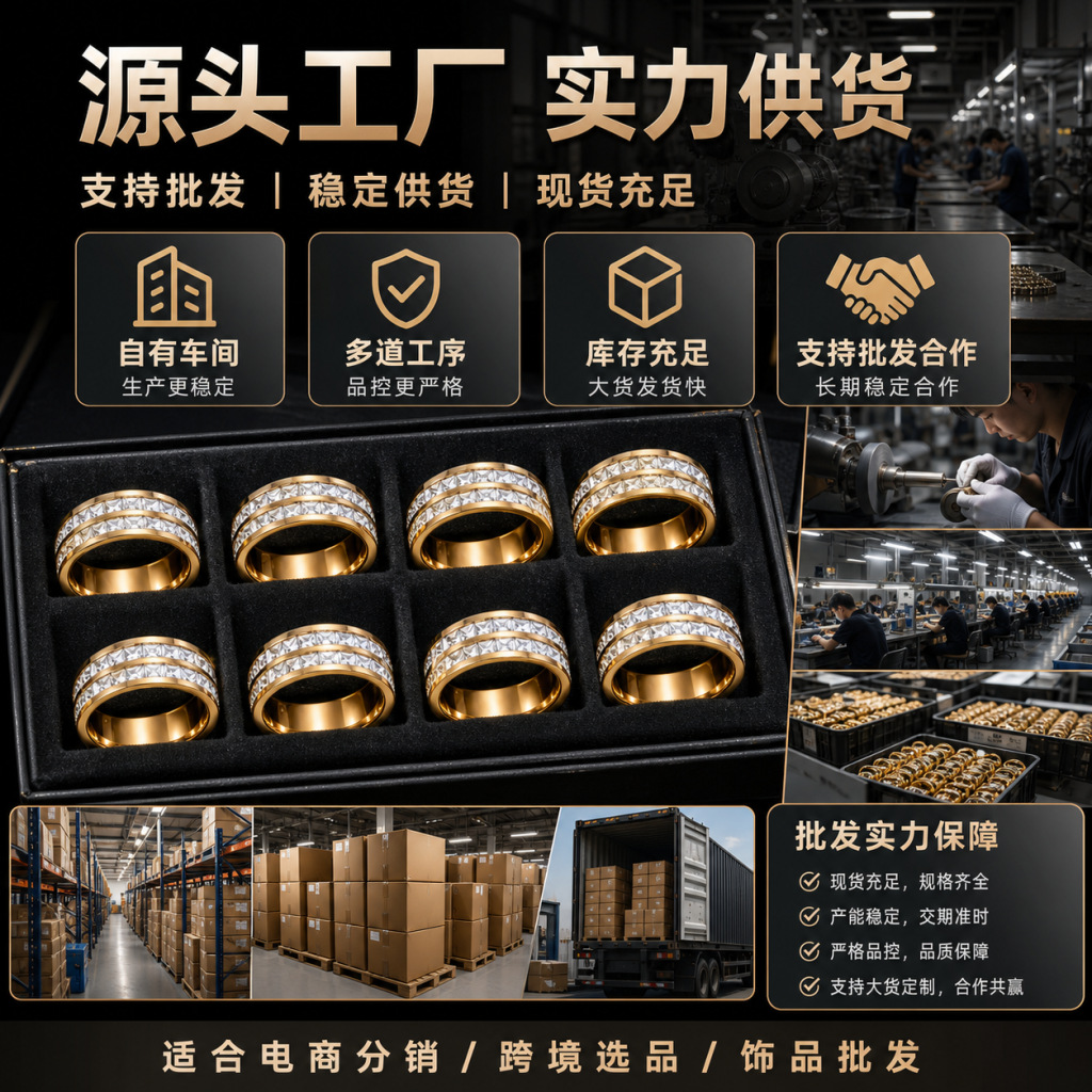 Titanium steel ring female non-fading girl ins Starry Sky niche high-grade all-match stainless steel jewelry jewelry wholesale