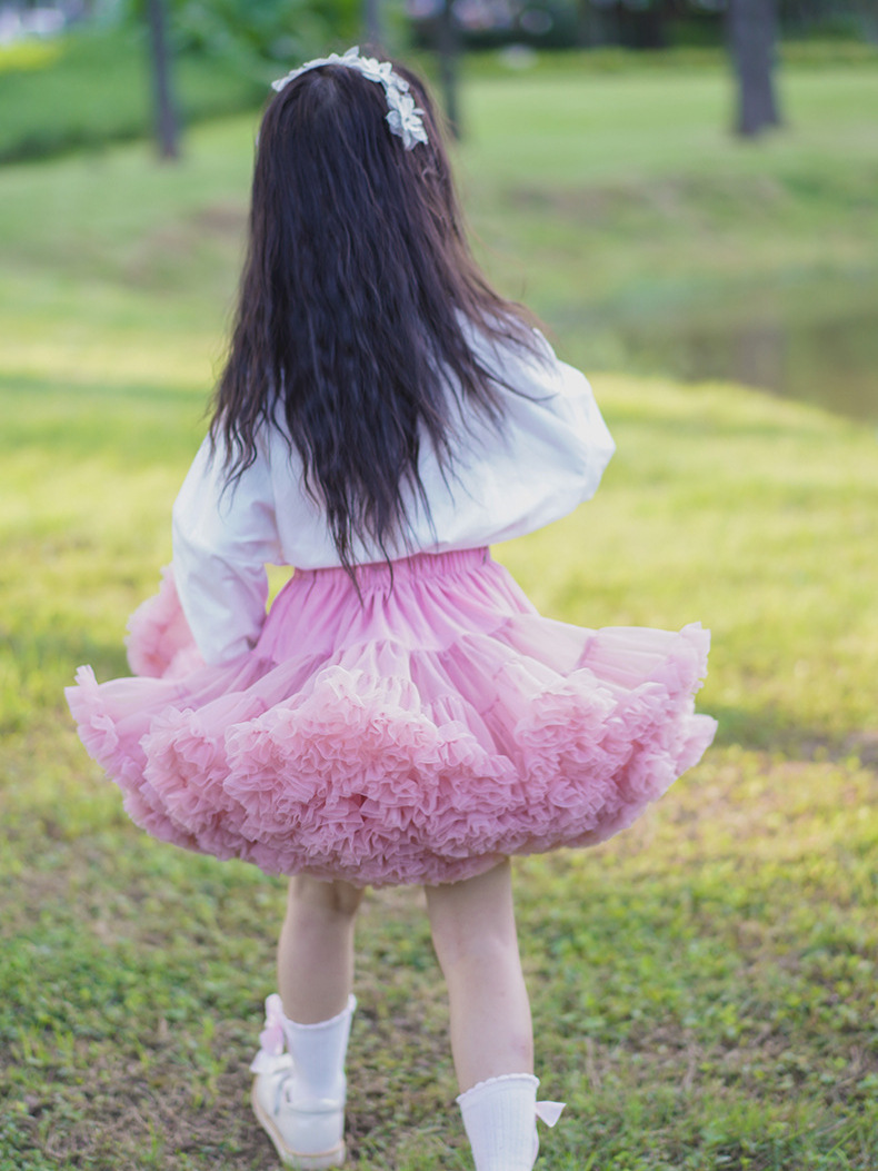 Amazon new children's tutu skirt summer European and American puffy skirt baby birthday gift foreign trade children's clothing women's skirt