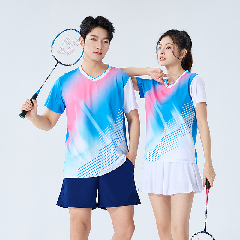 Badminton Suits for Women and Men, Tennis Suits, Volleyball Suits, Training Suits, Quick-Drying Breathable Printed Numbers, Wholesale Group Purchases