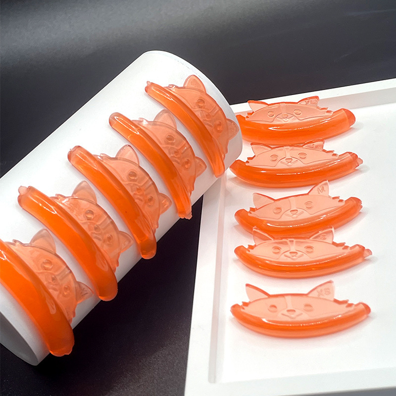 Nuevo súper suave, pestañas calientes autoadhesivas en forma de gato, junta de silicona, cirugía de pestañas de queratina, barra de silicona de aislamiento