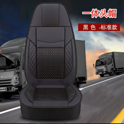 Cover New Volvo Fh All-Inclusive | Seat cushion, seat cover - integrated-headrest-standard-version-black-standard